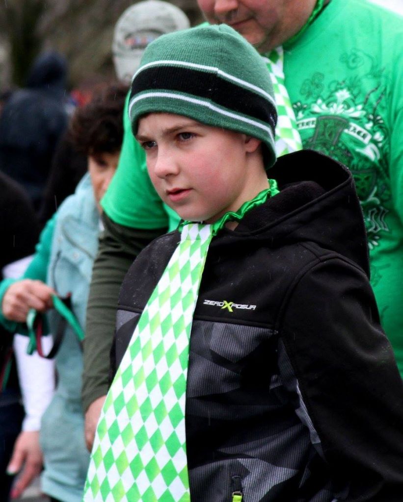  Dressed up for St. Paddy's Day parade 