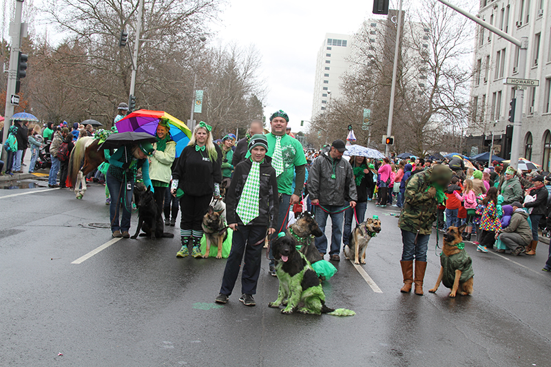  Our group at the parade in Spokane 