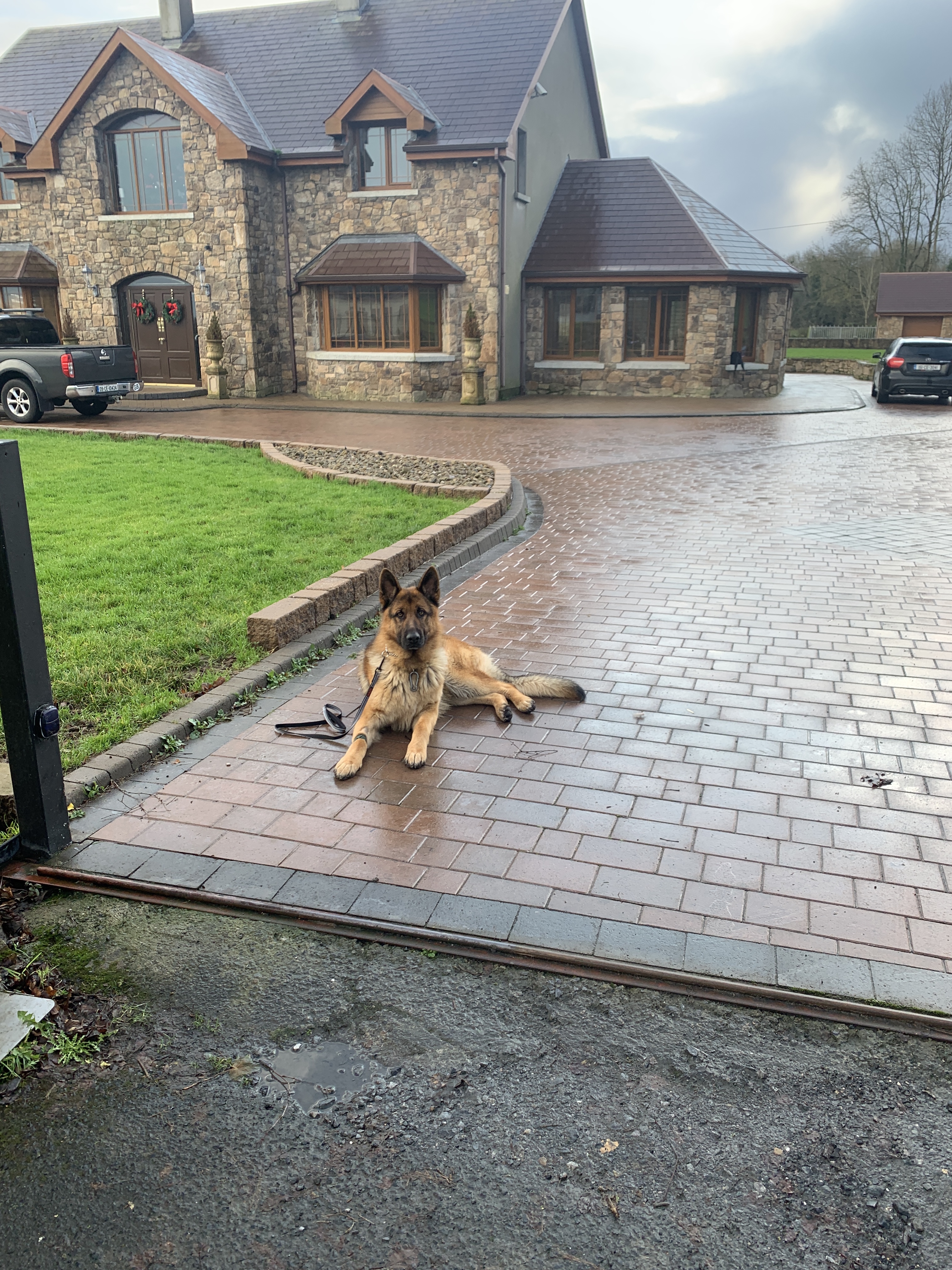  Outdoor training at a client home 